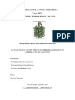 Negación y El Incumplimento Del Derecho Alimenticio PDF