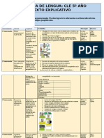 Secuencia Cle Texto Explicativo