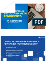 Alto Rendimento - Dia 2 - Como ler, resumir e revisar