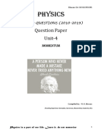 Physics: Question Paper Unit-4