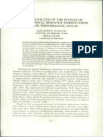 Stajkovic y Luthans 1997 Metaanalysis of The Efects of Organizational Behavior