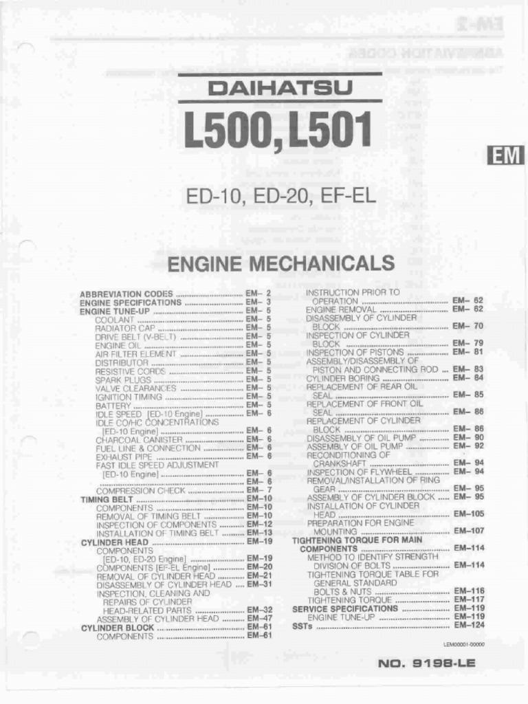Perodua Nippa Engine Service Manual Pdf Pdf