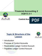 Chapter 3 - Control Accounts