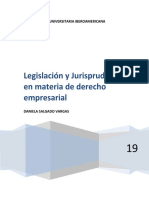Derecho Empresarial Legislación y Jurisprudencia