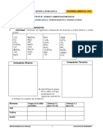 Hoja de Trabajo 3 Óxidos