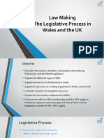 Law Making The Legislative Process in Wales and The UK