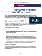 What to do if you’re waiting for COVID-19 test results