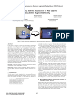 Reproducing Material Appearance of Real Objects Using Mobile Augmented Reality