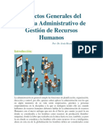 Aspectos Generales Del Sistema Administrativo