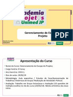 Gerenciamento do Escopo do Projeto2