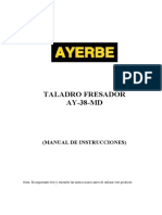 Manual de Taladro Fresador