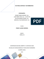 Tarea 1 Vectores Matrices y Determinantes Grupo# 100408 312