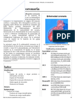 Enfermedad Coronaria - Wikipedia, La Enciclopedia Libre