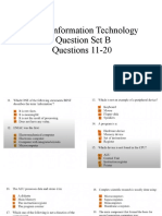 CSEC Information Technology Question Set B Questions 11-20