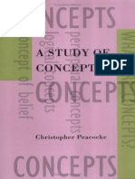 (Representation and Mind) Christopher Peacocke - A Study of Concepts -The MIT Press (1999)