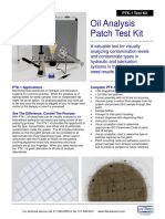 Oil Analysis Patch Test Kit