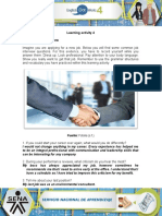 Learning Activity 4 Evidence: Job Interview: Fuente: Fotolia (S.F.)