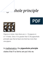 Pigeonhole Principle - Wikipedia