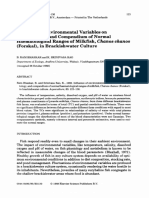 Aquaculture Volume 83 Issue 1-2 1989 (Doi 10.1016/0044-8486 (89) 90066-5) B. Ram Bhaskar K. Srinivasa Rao - Influence of Environmental Variables On Haema