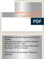 Industry Analysis Taxi Touristic: Dvurechenskaya Anna