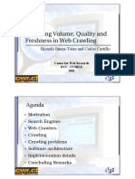Balancing Volume, Quality and Freshness in Web Crawling: Ricardo Baeza-Yates and Carlos Castillo
