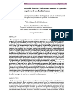 Validity of The Socially Acceptable Behavior (SAB) Test As A Measure of Aggression in Dogs Towards Non-Familiar Humans