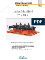 Choke Manifold 3" X 10 K: Production Services