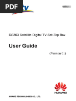 User Guide: DS363 Satellite Digital TV Set-Top Box