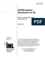 OFDM Inspired Waveforms For 5G: Behrouz Farhang-Boroujeny Hussein Moradi