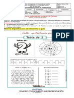 Tabla Del 2 Jueves 16 de Julio PDF