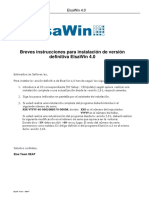 Breves indicaciones para instalación ElsaWin 4.0