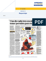 Reportaje de Prensa Escrita