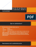 Análisis de La Evolución de Las Ideas de LA ADMINISTRACION2019