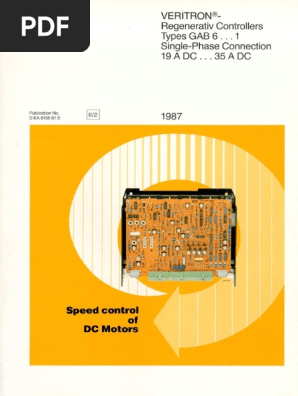 Bbc Veritron Dc Drive Manual
