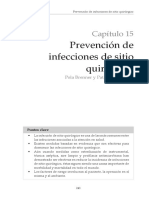 Capitulo 15 Prevencion de Las Infecciones de Sitio Quirurgico PDF