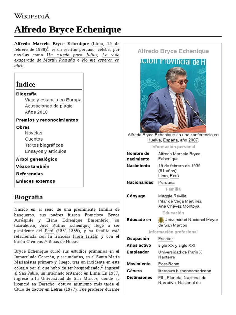 Alfredo Bryce Echenique PDF