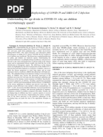 Pathophysiology of Covid19