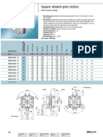 Square Shaded-Pole Motors: Multi-Function Design