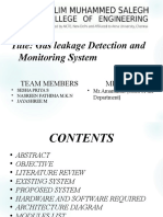 Gas Leakage System First