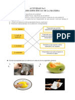 ACTIVIDAD No.5 PROPIEDADES ESPECIFICAS DE LA MATERIA.