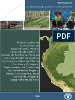 TCP/RLA/3217 Asistencia A Los Países Andinos en La Reducción de Riesgos y Desastres en El Sector Agropecuario