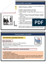 Entrenamiento y Capacidad Profesional