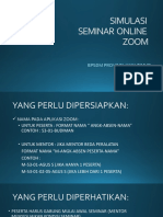 Simulasi Seminar Online