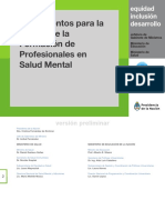 Lineamientos Mejora Formacion Profesionales en Salud Mental PDF