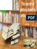 Getting Ahead Getting Started Quote