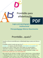 Prontidão para alfbetização