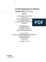 Sample Size Determination in Clinical Trials