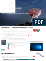 HPE Global Demo: HPE Ezmeral Container Platform Overview