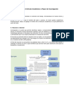 Estructura Del Artículo Académico o Paper