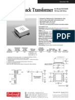 Flyback Transformer: For Maxim MAX16801 Off-Line LED Driver